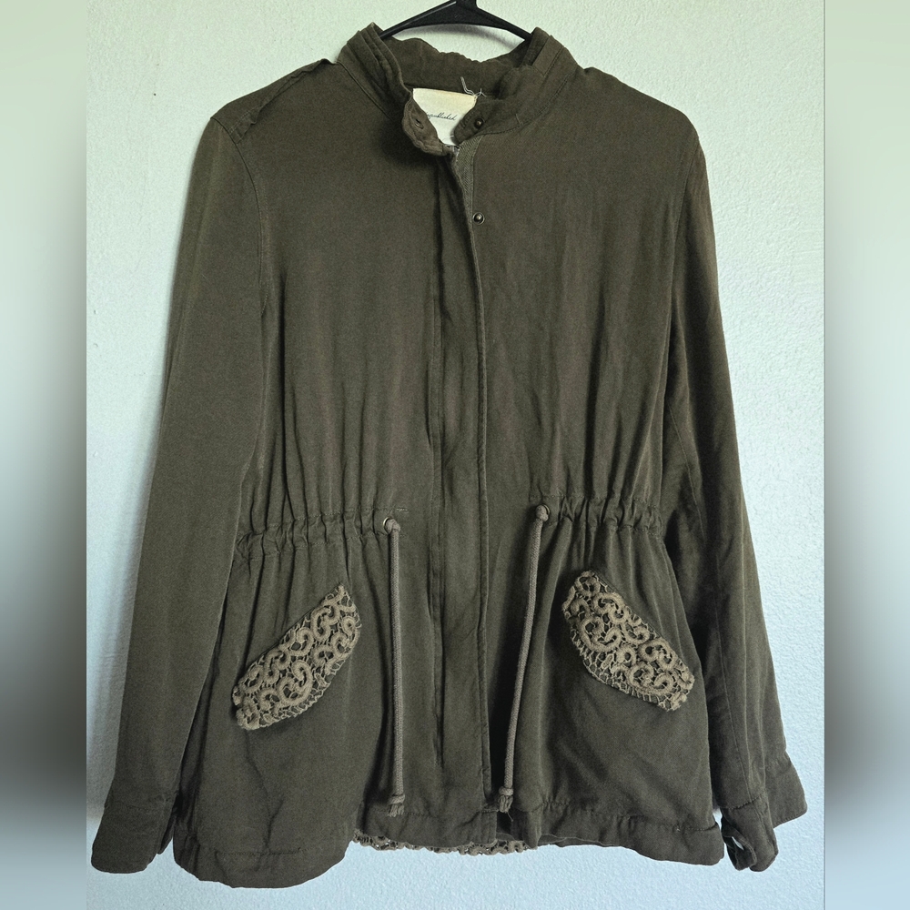 Publish Green‎ Utility Jacket with Drawstring Waist